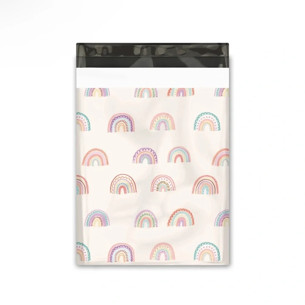 🌈 (20 ct) 10x13 Rainbow Poly Mailers with Rainbow Design🌈